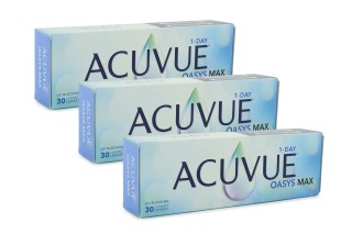 Acuvue Oasys Max 1-Day (90 šošoviek)