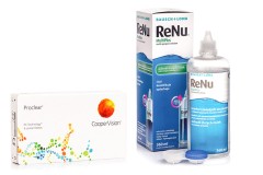 Proclear Compatibles Sphere CooperVision (6 šošoviek) + ReNu MultiPlus 360 ml s puzdrom